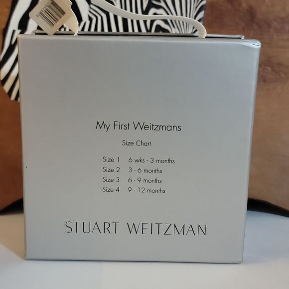 New Stuart Weitzman Black Baby Lacie Lace Shoes 9-12 Months Size 4 - Picture 4 of 10